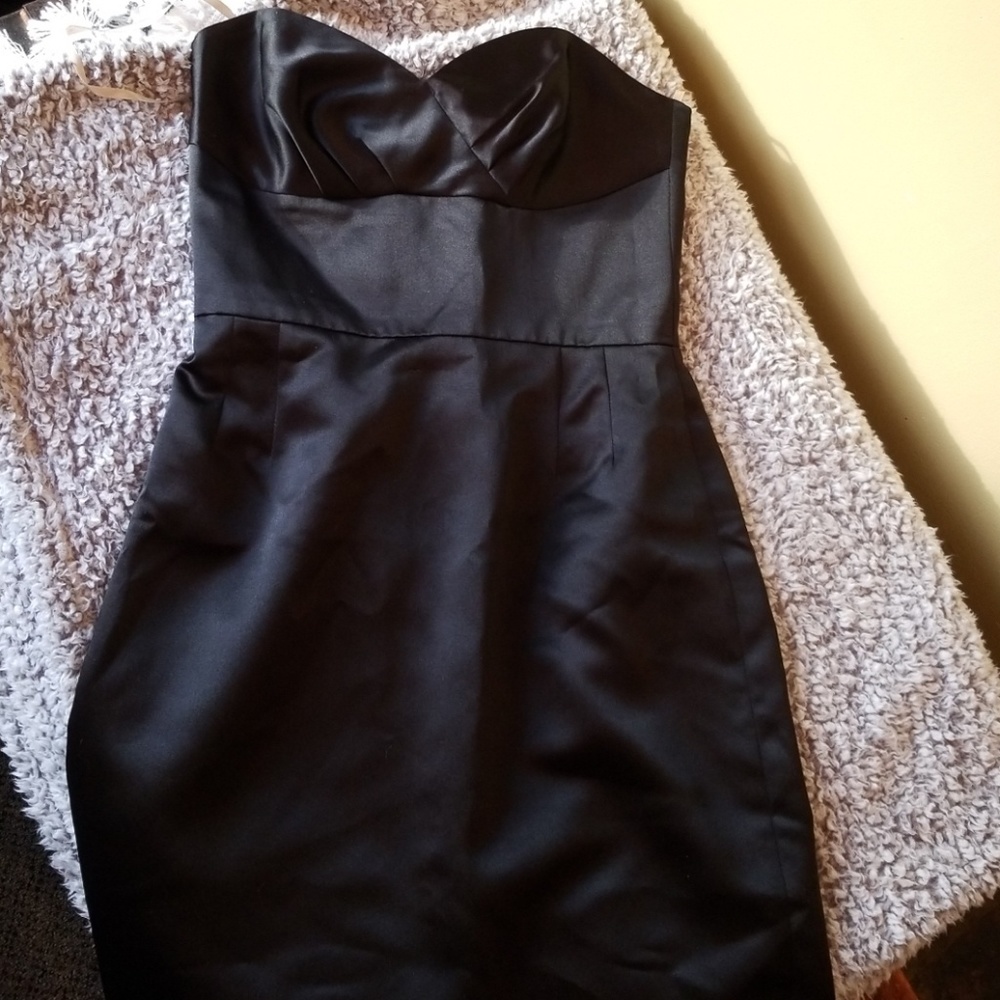 Satin cocktail dress